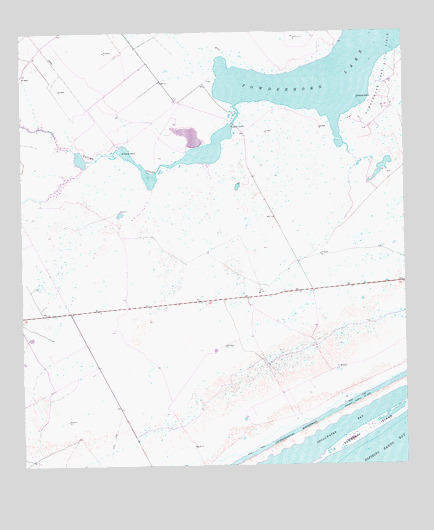 Seadrift NE, TX USGS Topographic Map
