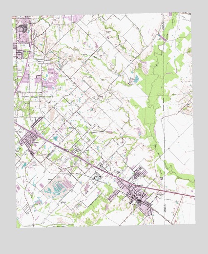 Seagoville, TX USGS Topographic Map