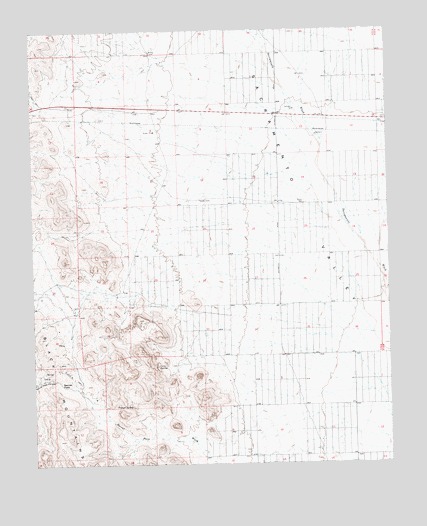 Secret Pass, AZ USGS Topographic Map