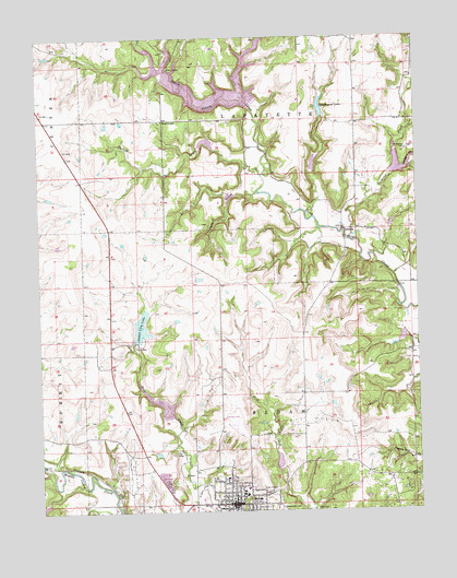 Sedan, KS USGS Topographic Map