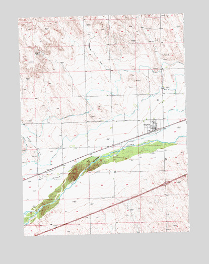Sedgwick, CO USGS Topographic Map