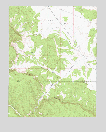 Seep Flat, UT USGS Topographic Map