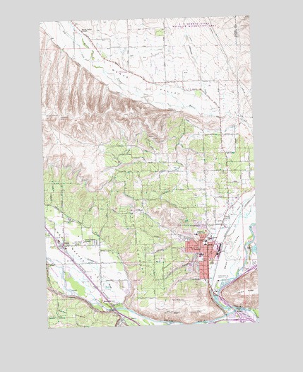 Selah, WA USGS Topographic Map