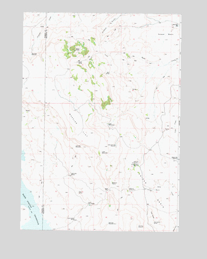 Selle Gap, OR USGS Topographic Map