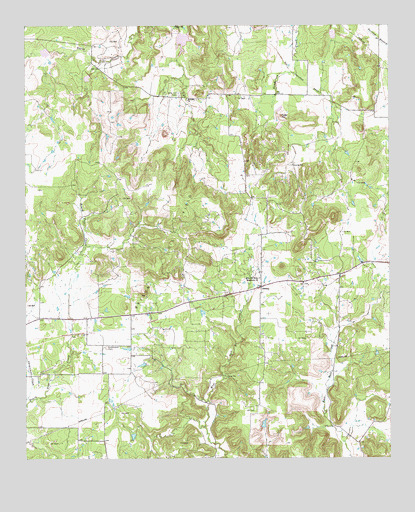Senate, TX USGS Topographic Map