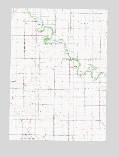 Seneca, IA USGS Topographic Map
