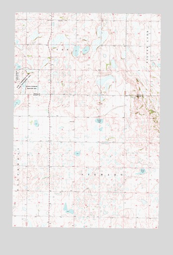 Senior Lake, ND USGS Topographic Map