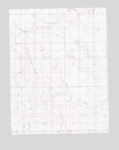 Sevenmile Ranch, CO USGS Topographic Map