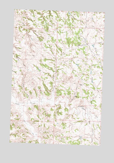 Seventynine Coulee, MT USGS Topographic Map