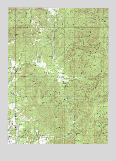Sexton Mountain, OR USGS Topographic Map