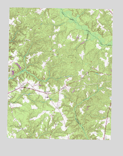 Shacklefords, VA USGS Topographic Map