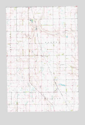 Blabon, ND USGS Topographic Map