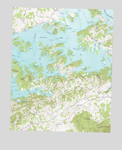 Shady Grove, TN USGS Topographic Map