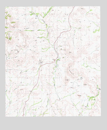 Shafter, TX USGS Topographic Map