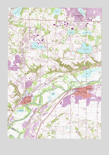 Shakopee, MN USGS Topographic Map