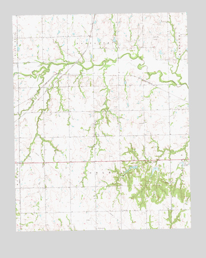 Black Bear, OK USGS Topographic Map