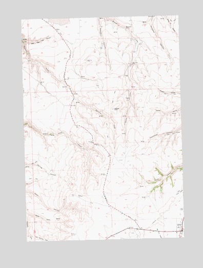Shaniko, OR USGS Topographic Map