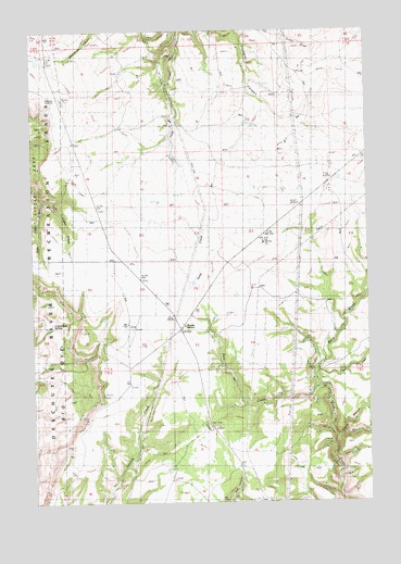 Shaniko Junction, OR USGS Topographic Map