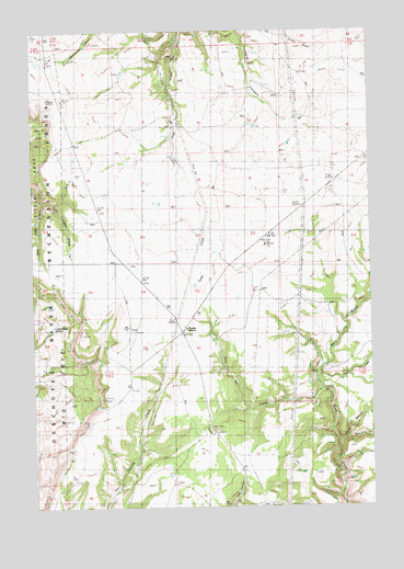 Shaniko Junction, OR USGS Topographic Map