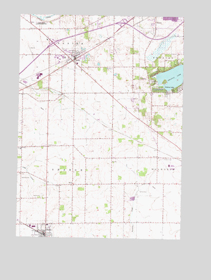 Sharon, WI USGS Topographic Map
