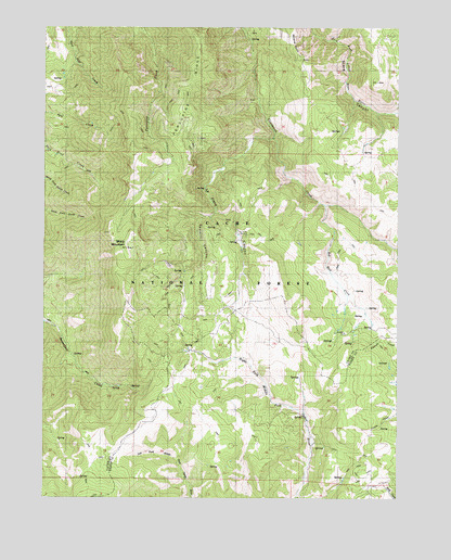 Sharp Mountain, UT USGS Topographic Map