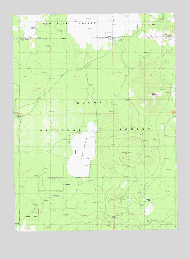 Sharp Mountain, CA USGS Topographic Map