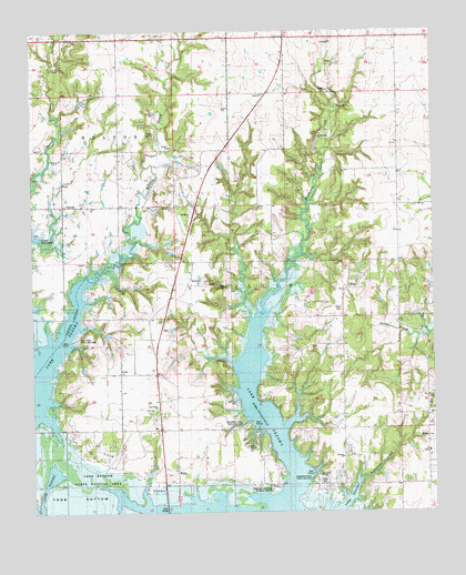 Shay, OK USGS Topographic Map