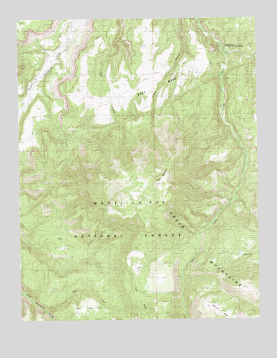 Shay Mountain, UT USGS Topographic Map