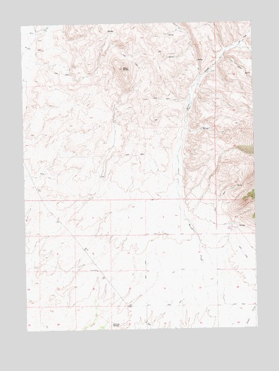 Black Butte, NV USGS Topographic Map