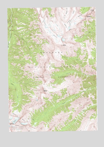 Sheep Mesa, WY USGS Topographic Map