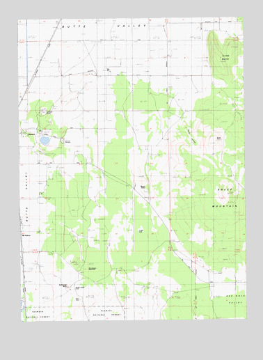 Sheep Mountain, CA USGS Topographic Map