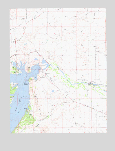 Black Butte Dam, CA USGS Topographic Map