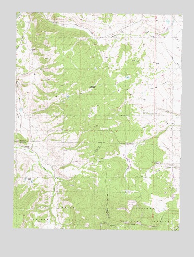 Sheephorn Mountain, CO USGS Topographic Map