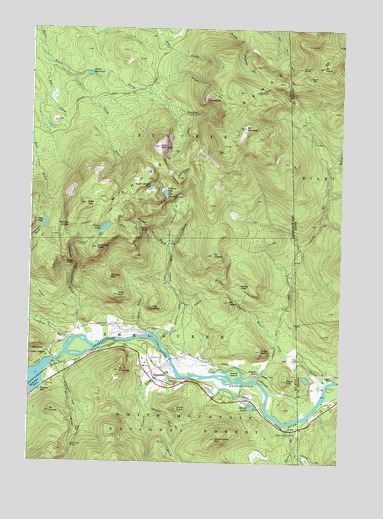 Shelburne, NH USGS Topographic Map