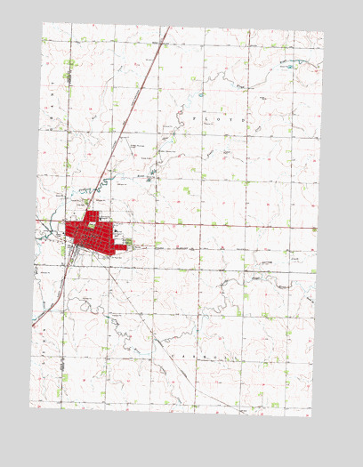 Sheldon, IA USGS Topographic Map