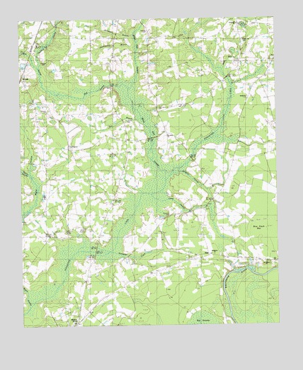 Shell, SC USGS Topographic Map