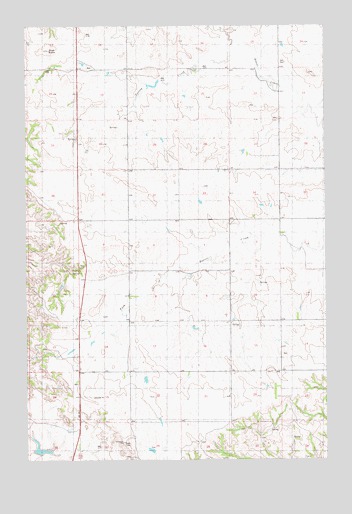Shell Butte, MT USGS Topographic Map