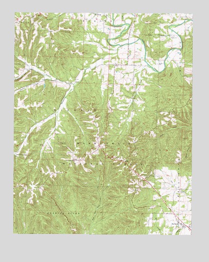 Shell Knob, MO USGS Topographic Map