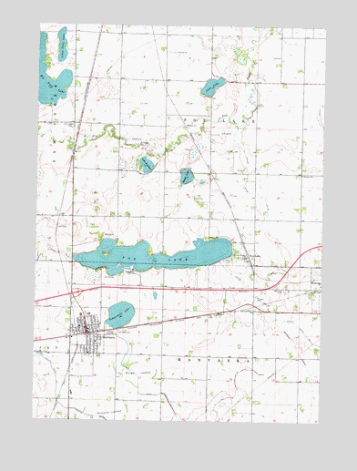 Sherburn, MN USGS Topographic Map