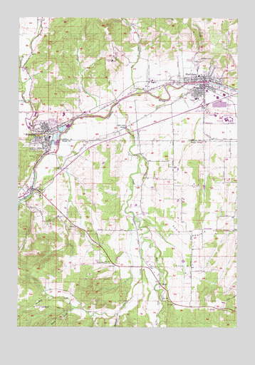 Sheridan, OR USGS Topographic Map