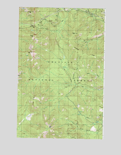 Sherman Peak, WA USGS Topographic Map