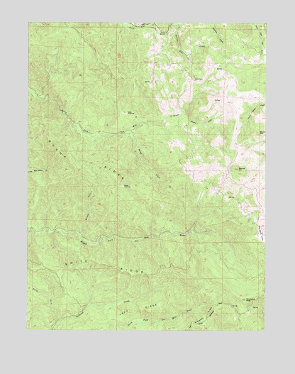 Sherwood Peak, CA USGS Topographic Map