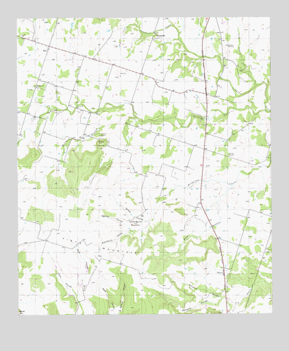 Shive, TX USGS Topographic Map