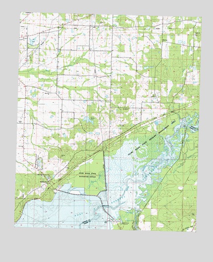 Shoccoe, MS USGS Topographic Map
