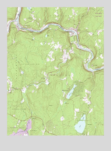 Shohola, PA USGS Topographic Map