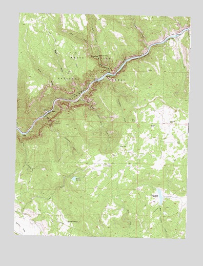 Shoshone, CO USGS Topographic Map