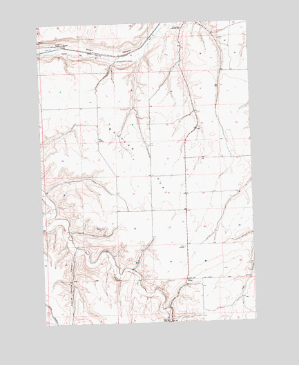 Shutler Flat, OR USGS Topographic Map