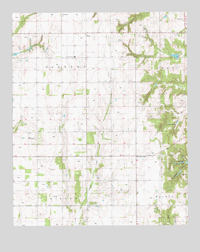 Sickles, OK USGS Topographic Map
