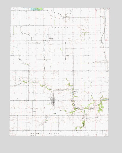 Sidell, IL USGS Topographic Map