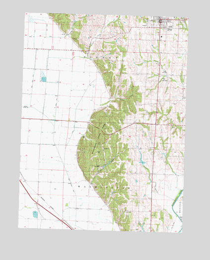 Sidney, IA USGS Topographic Map
